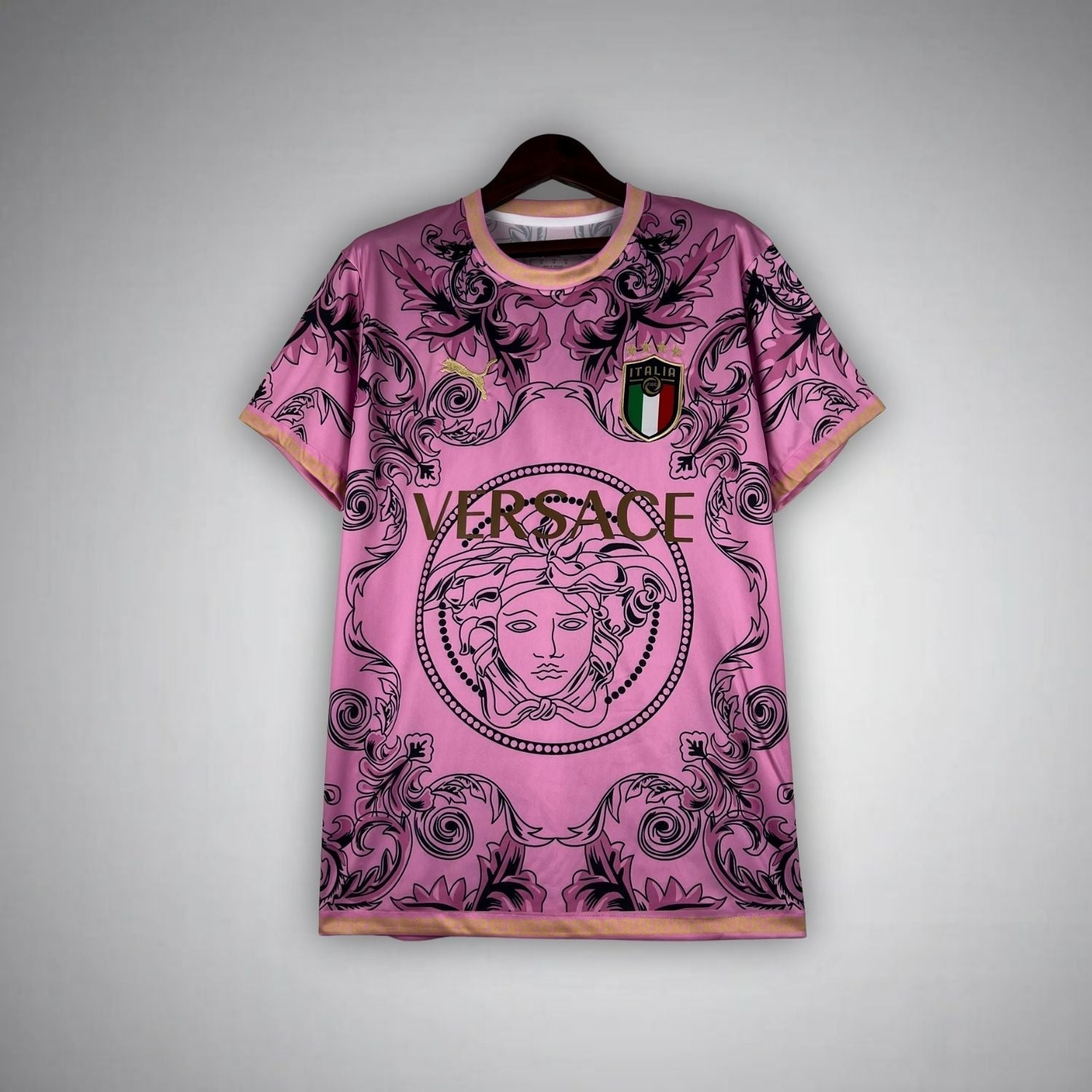 Italy "Versace" Premium Pink Kit - Premium Quality Kits at Football Monarch