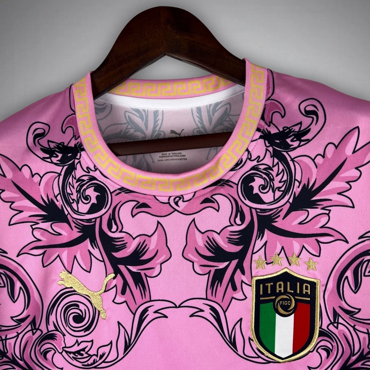Italy "Versace" Premium Pink Kit - Premium Quality Kits at Football Monarch