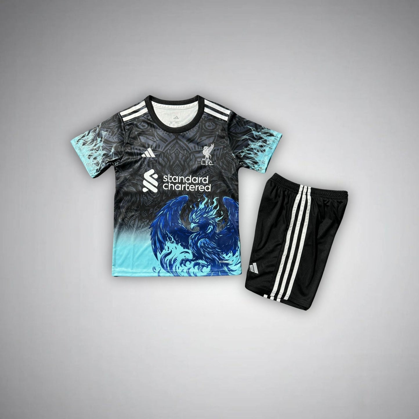 Liverpool "Ocean Phoenix" Premium Kids Size Kit - Premium Quality Kits at Football Monarch