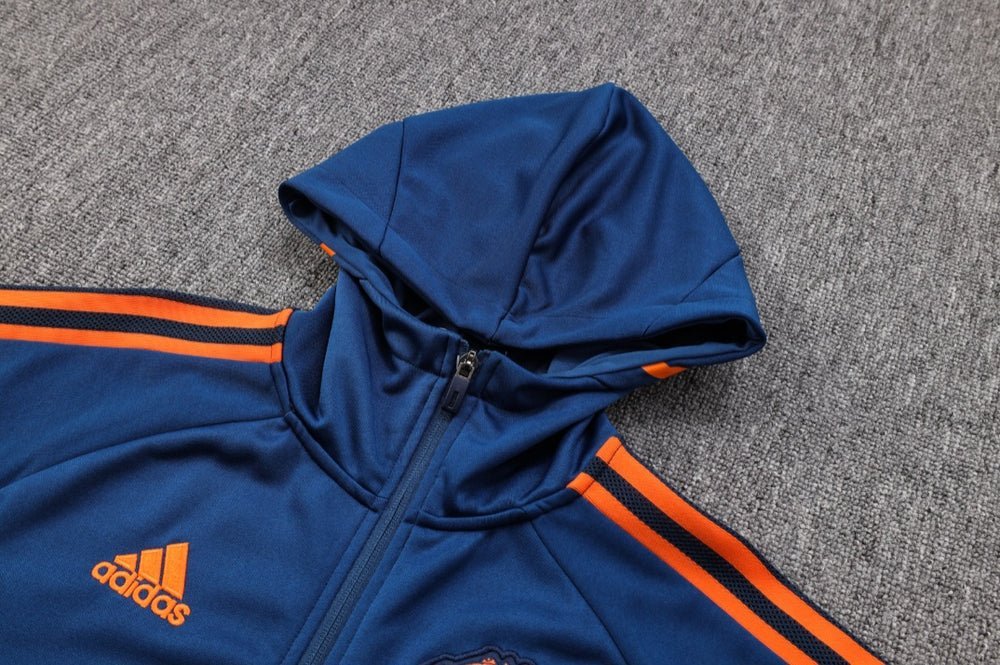 Manchester United Dark Blue Premium Tracksuit - Premium Quality Kits at Football Monarch