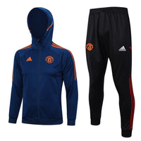 Manchester United Dark Blue Premium Tracksuit - Premium Quality Kits at Football Monarch
