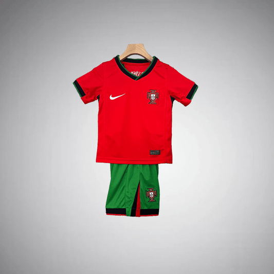 Portugal 2024 Home Kids Size Kit - Premium Quality Kits at Football Monarch