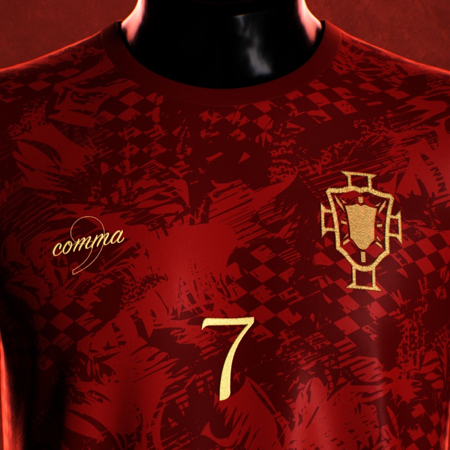 Portugal "The Siu" Premium Red Kit - Premium Quality Kits at Football Monarch