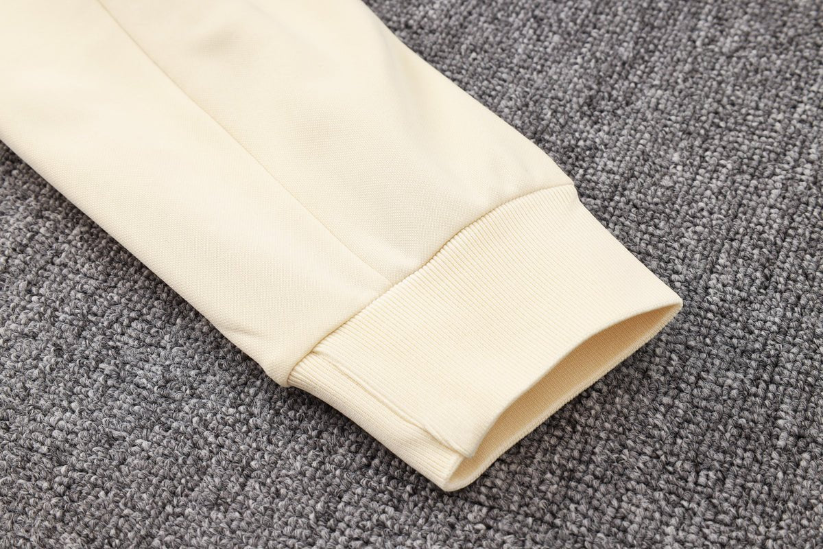 PSG Beige and Black Premium Tracksuit - Premium Quality Kits at Football Monarch