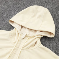 PSG Beige and Dark Blue Premium Tracksuit - Premium Quality Kits at Football Monarch