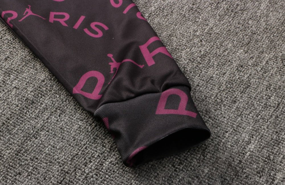 PSG Black and Purple x Gold Premium Tracksuit - Premium Quality Kits at Football Monarch