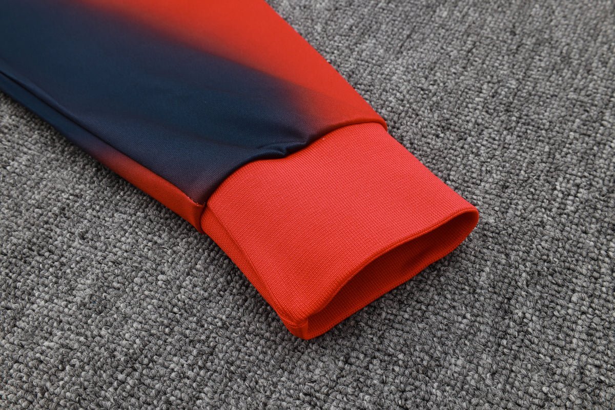 PSG Dark Blue and Red Tracksuit II - Premium Quality Kits at Football Monarch