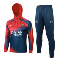 PSG Dark Blue and Red Tracksuit II - Premium Quality Kits at Football Monarch