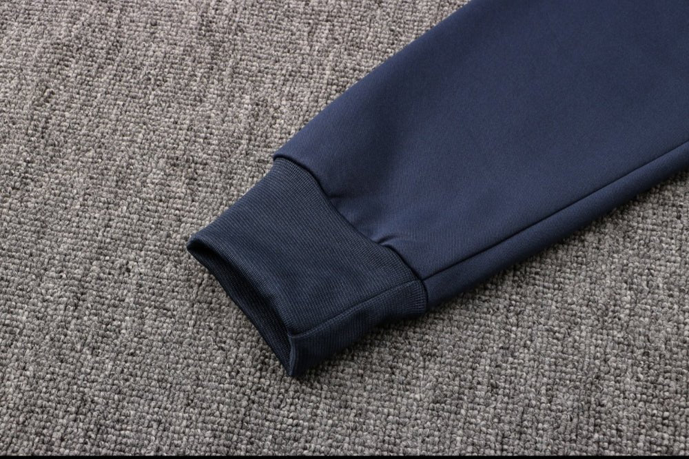 PSG Dark Blue and Red x White Premium Tracksuit - Premium Quality Kits at Football Monarch