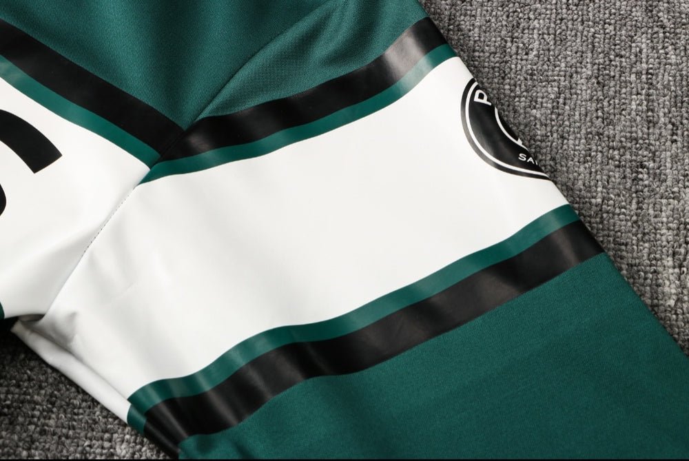 PSG Dark Green and White Premium Tracksuit - Premium Quality Kits at Football Monarch