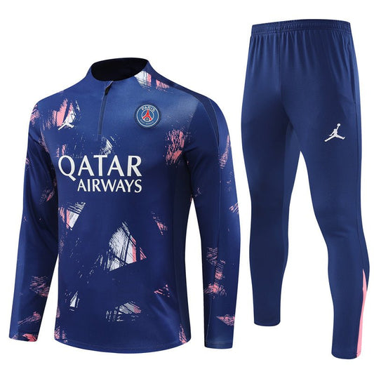 PSG "Parisian Frost" Blue Premium Tracksuit - Premium Quality Kits at Football Monarch