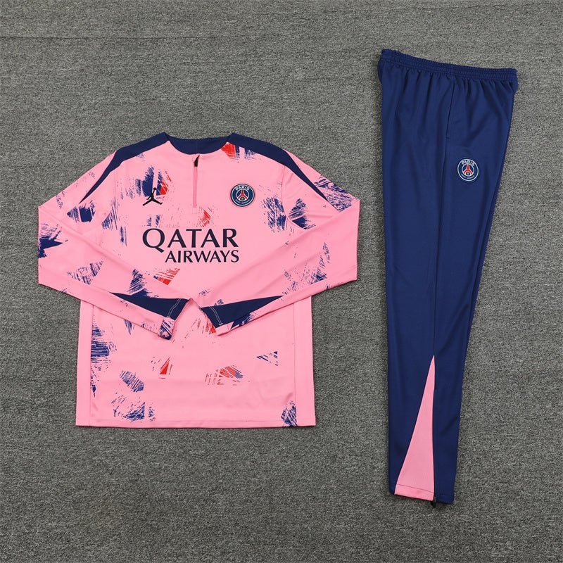 PSG "Parisian Frost" Pink Premium Tracksuit - Premium Quality Kits at Football Monarch