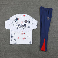 PSG "Parisian Frost" White Premium Tracksuit - Premium Quality Kits at Football Monarch