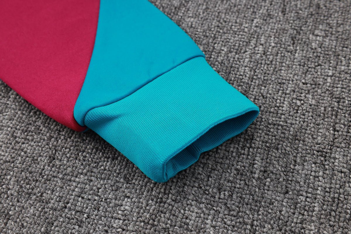 PSG Turquoise and Pink Premium Tracksuit - Premium Quality Kits at Football Monarch