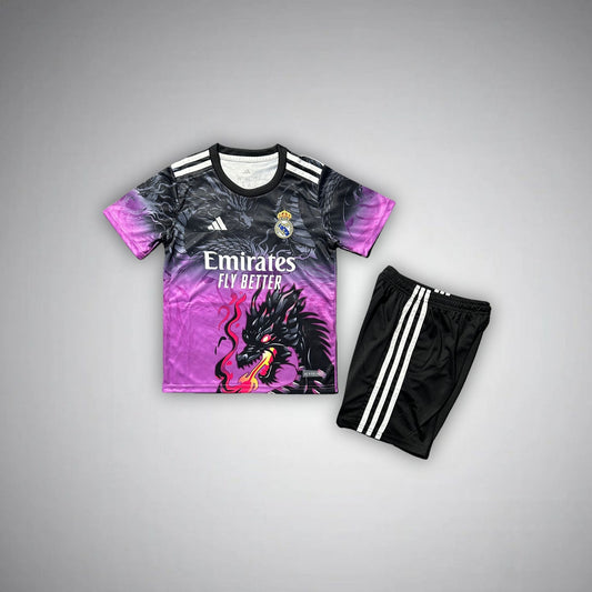 Real Madrid "Amethyst Flame" Premium Kids Size Kit - Premium Quality Kits at Football Monarch