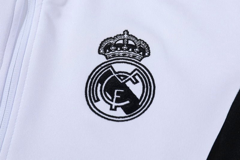 Real Madrid "Blanco Regal" Premium Tracksuit - Premium Quality Kits at Football Monarch