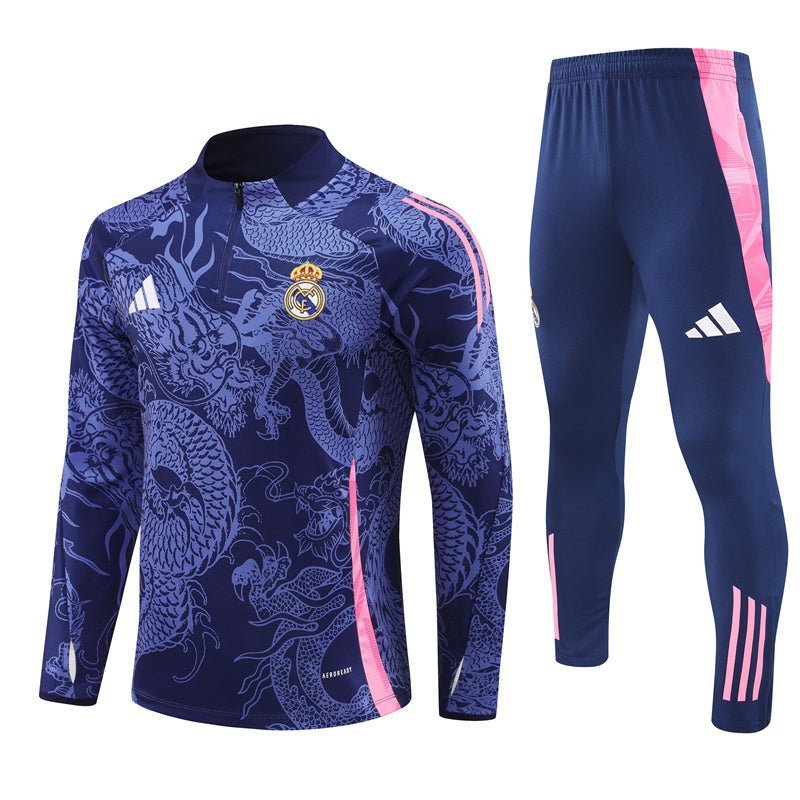 Real Madrid "Celestial Midnight" Premium Kids Size Tracksuit - Premium Quality Kits at Football Monarch