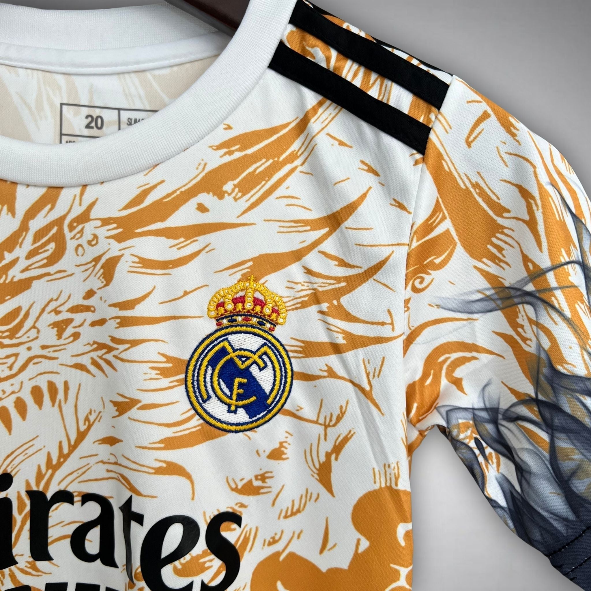 Real Madrid "Draconic Flame" Premium Kids Size Kit - Premium Quality Kits at Football Monarch