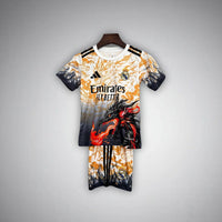 Real Madrid "Draconic Flame" Premium Kids Size Kit - Premium Quality Kits at Football Monarch