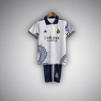 Real Madrid Dragon Blanco Premium Kids Size Kit - Premium Quality Kits at Football Monarch