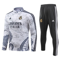 Real Madrid "Dragón Blanco" Premium Tracksuit - Premium Quality Kits at Football Monarch