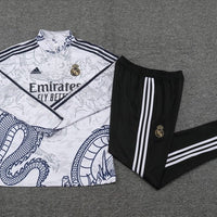 Real Madrid "Dragón Blanco" Premium Tracksuit - Premium Quality Kits at Football Monarch