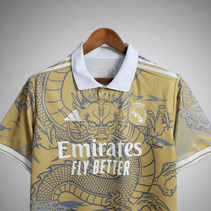 Real Madrid "Dragón Dorado" Premium Kit - Premium Quality Kits at Football Monarch
