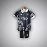 Real Madrid "Dragon Negro" Premium Kids Size Kit - Premium Quality Kits at Football Monarch