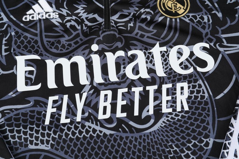 Real Madrid "Dragón Negro" Premium Tracksuit - Premium Quality Kits at Football Monarch