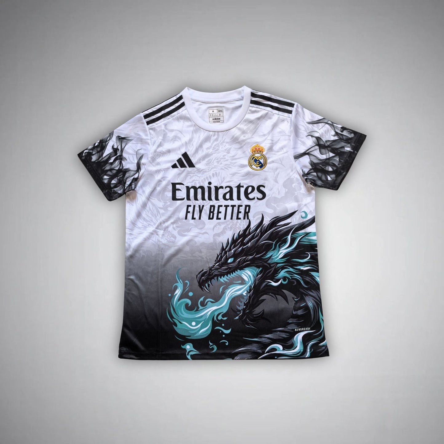 Real Madrid "Emerald Flame" Premium Kids Size Kit - Premium Quality Kits at Football Monarch