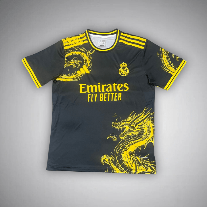 Real Madrid "Golden Falkor" Premium Kit - Premium Quality Kits at Football Monarch