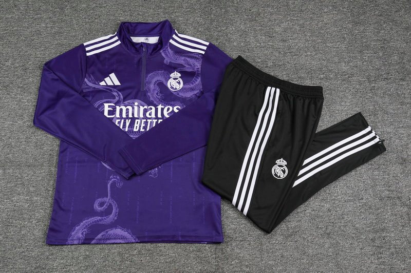 Real Madrid "Purple Dragon" Premium Tracksuit - Premium Quality Kits at Football Monarch