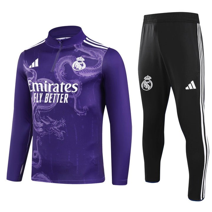 Real Madrid "Purple Dragon" Premium Tracksuit - Premium Quality Kits at Football Monarch