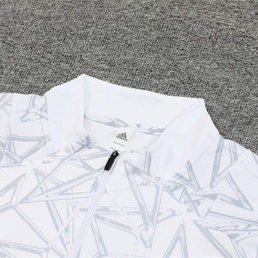 Real Madrid "White Armor" Premium Kids Size Tracksuit - Premium Quality Kits at Football Monarch