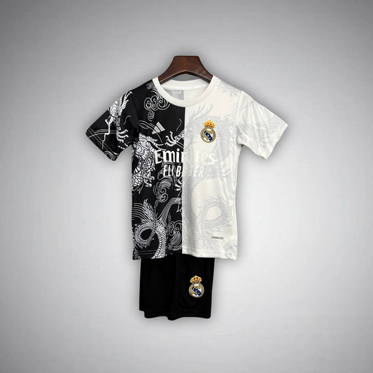 Real Madrid "Yin and Yang" Premium Kids Size Kit - Premium Quality Kits at Football Monarch
