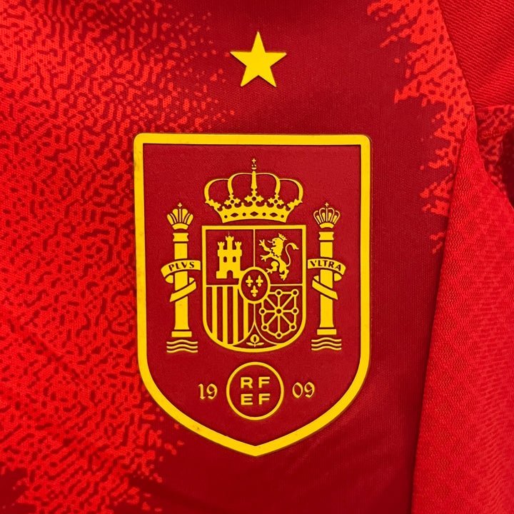 Spain 2024 Home Kids Size Kit - Premium Quality Kits at Football Monarch