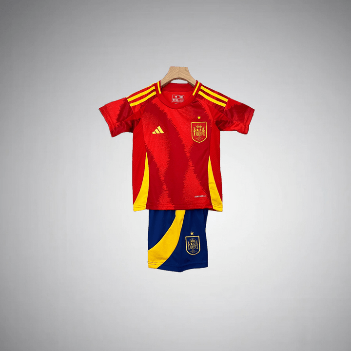 Spain 2024 Home Kids Size Kit - Premium Quality Kits at Football Monarch