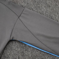 Tottenham Gray and Black Premium Tracksuit - Premium Quality Kits at Football Monarch